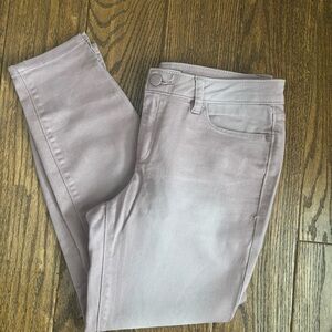 LC Lauren Conrad Mauve Ankle Jeans